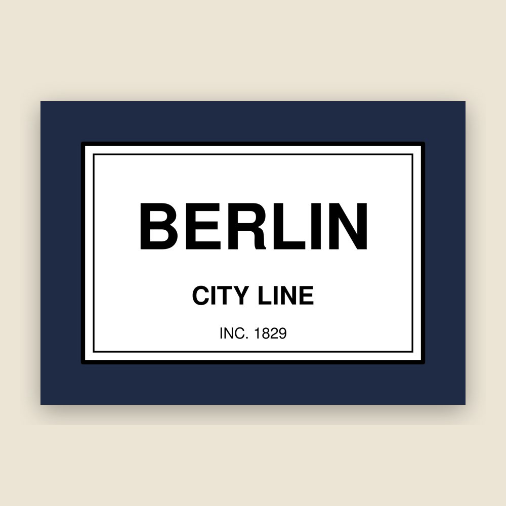 Berlin Town Line Mug