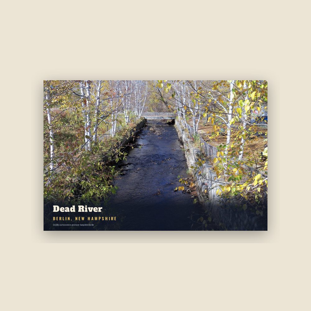 Berlin Dead River Postcard