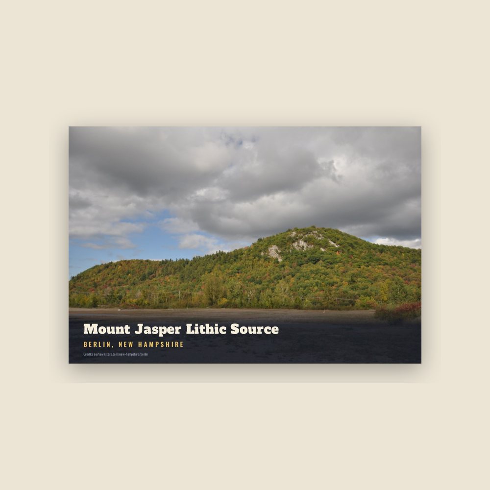 Berlin Mount Jasper Lithic Source Postcard
