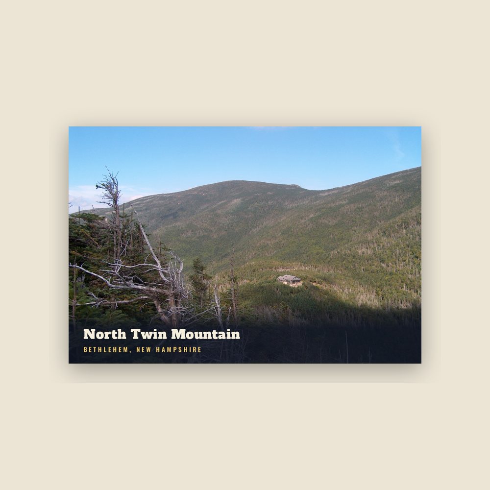Bethlehem North Twin Mountain Postcard