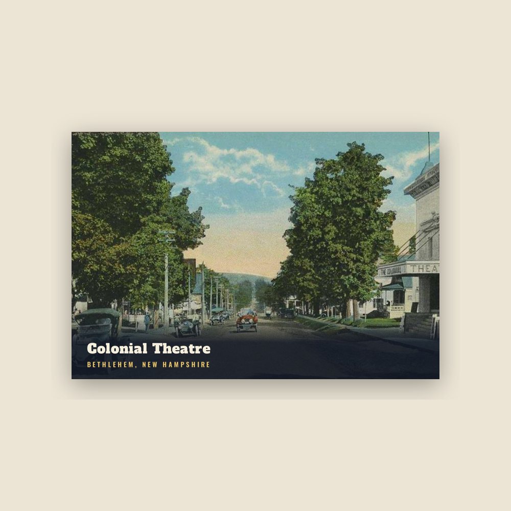 Bethlehem Colonial Theatre Postcard