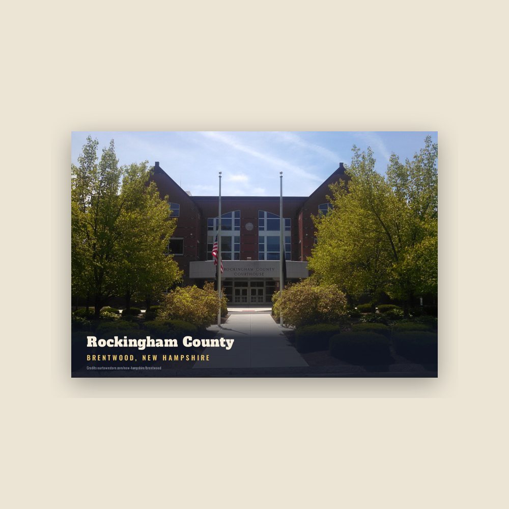 Brentwood Rockingham County Postcard