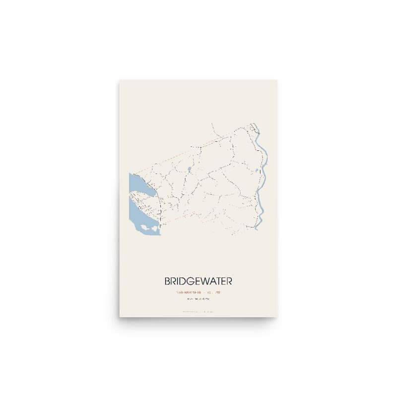 Bridgewater Street Map Poster · Linen