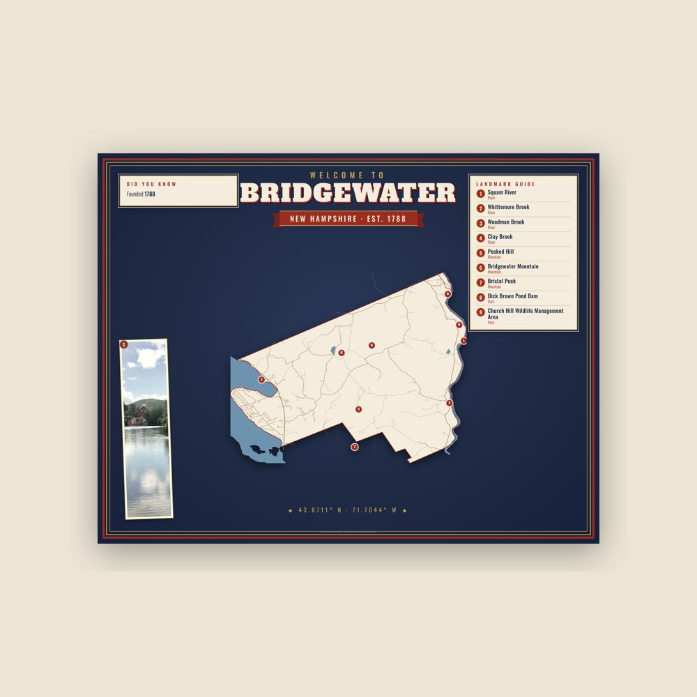 Bridgewater Map Placemat