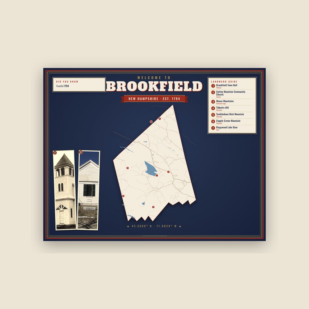 Brookfield Map Placemat