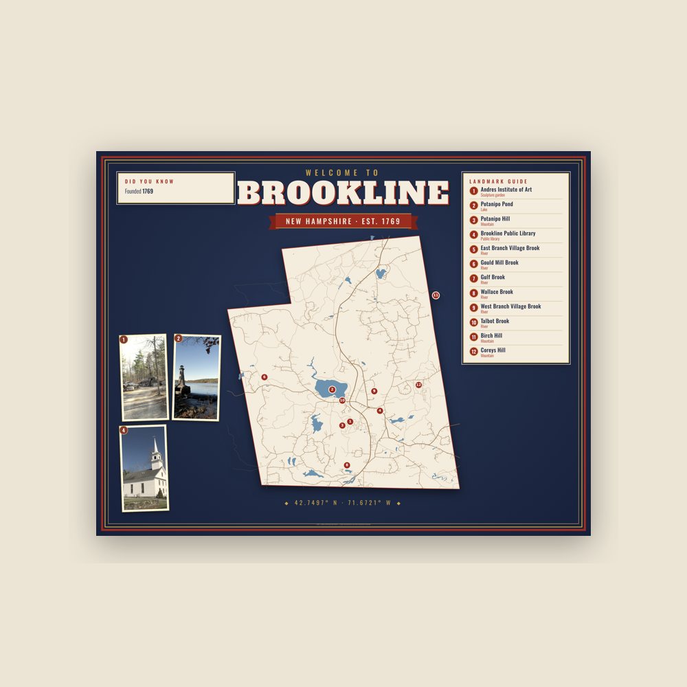 Brookline Map Placemat