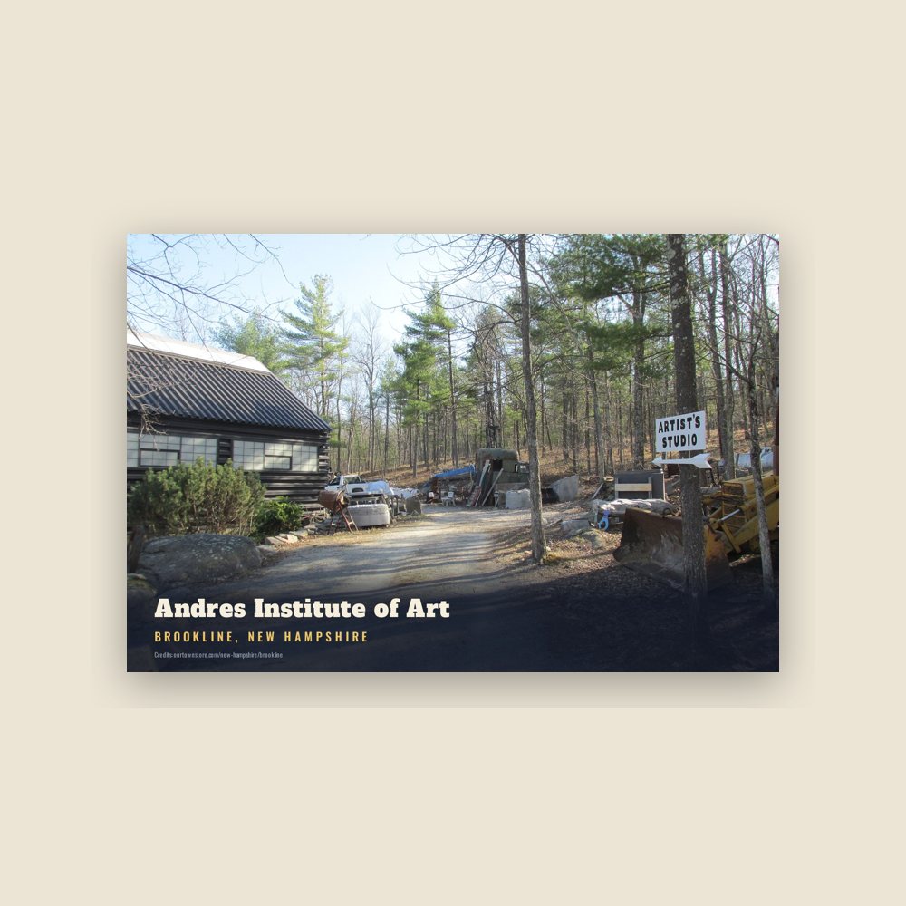 Brookline Andres Institute of Art Postcard