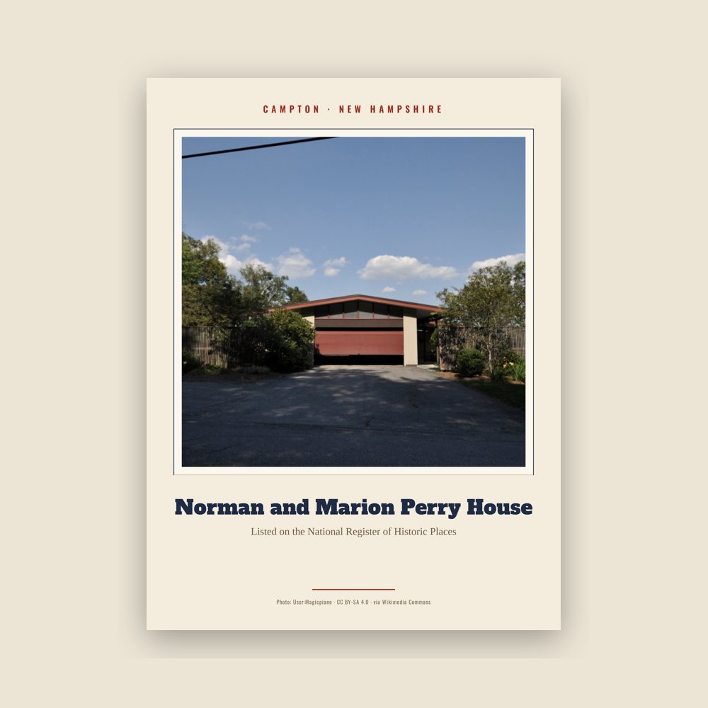 Campton Norman and Marion Perry House Landmark Print
