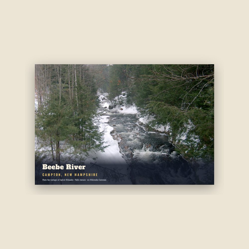 Campton Beebe River Postcard