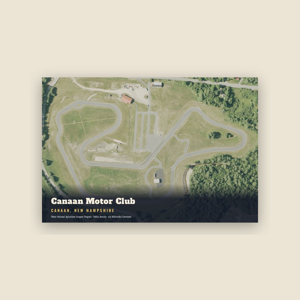 Canaan Canaan Motor Club Postcard