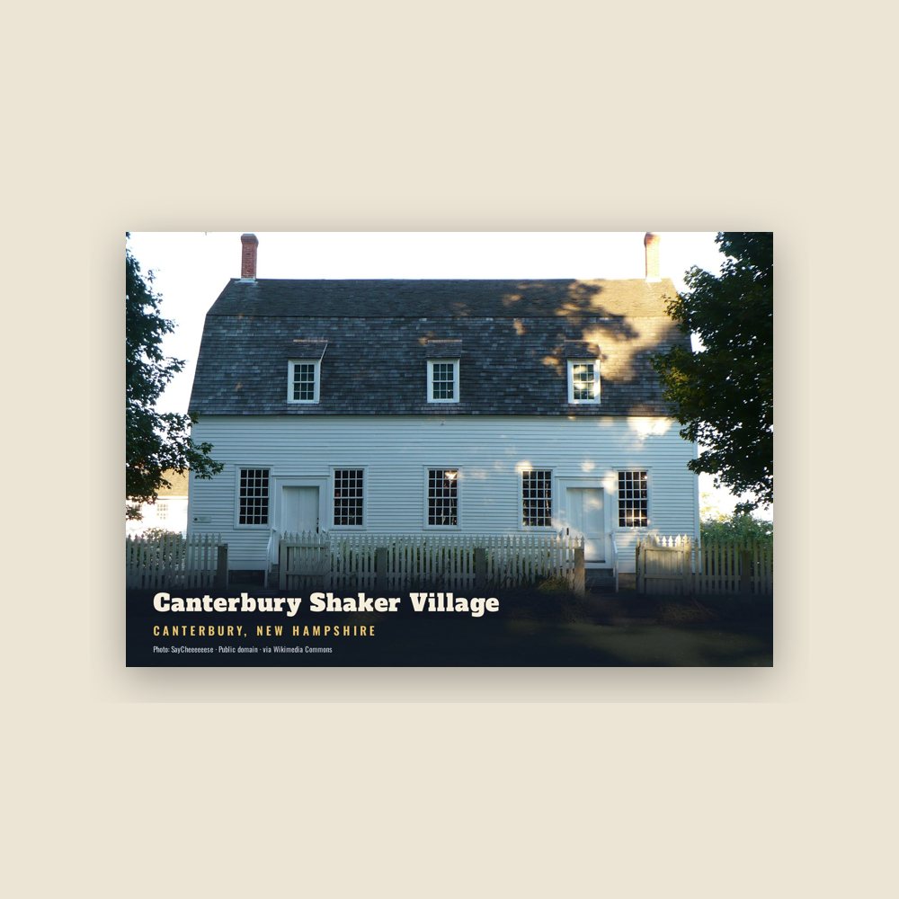 Canterbury Canterbury Shaker Village Postcard