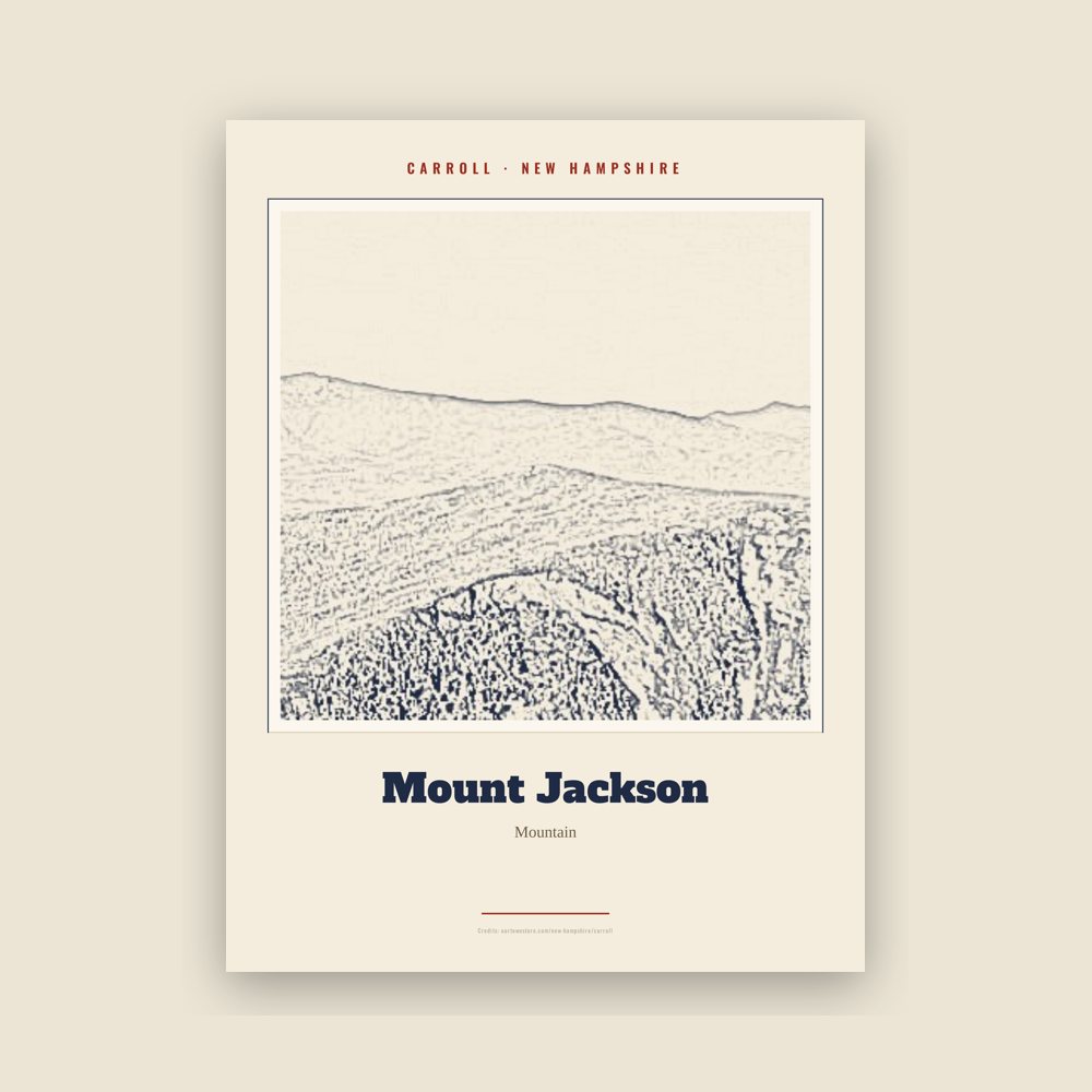 Carroll Mount Jackson Landmark Print
