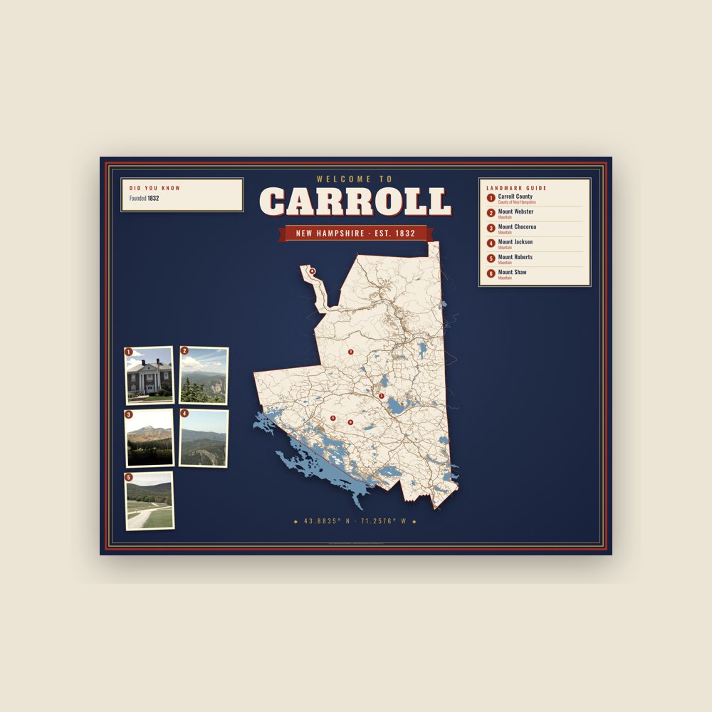 Carroll Map Placemat