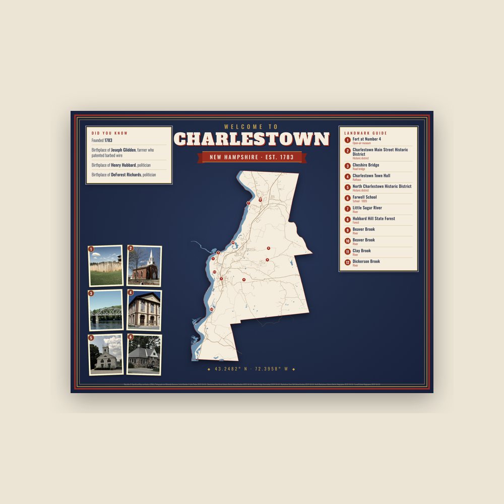Charlestown Map Placemat
