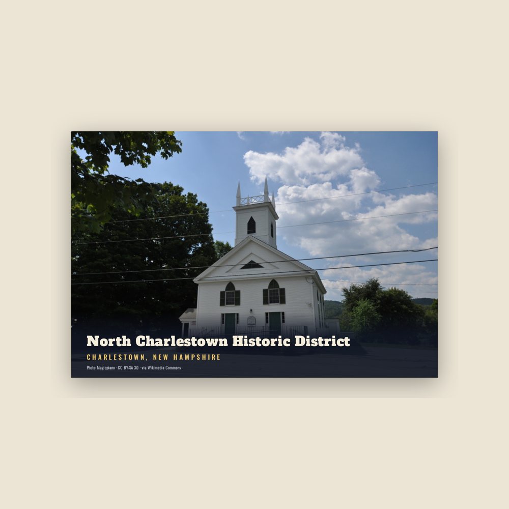 Charlestown North Charlestown Historic District Postcard