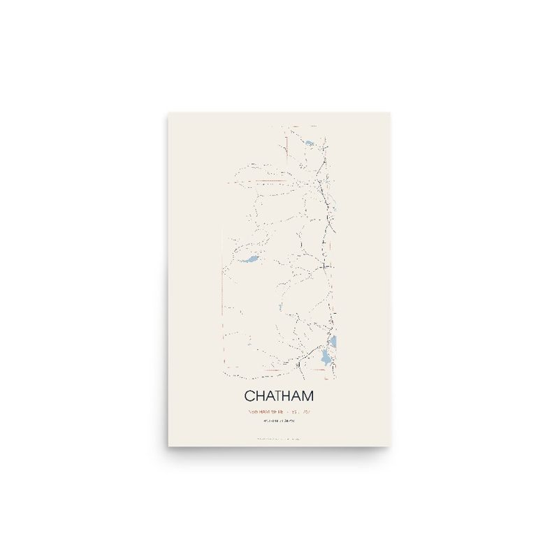 Chatham Street Map Poster · Linen