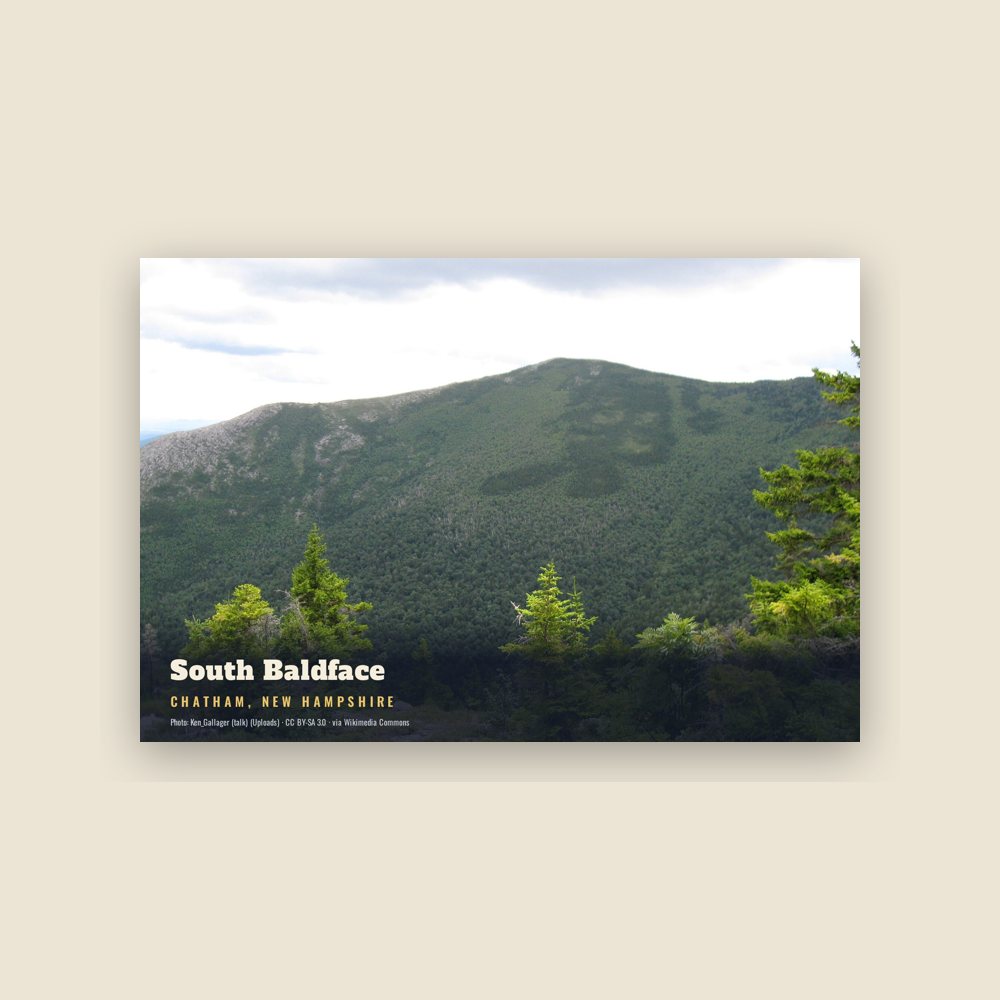 Chatham South Baldface Postcard