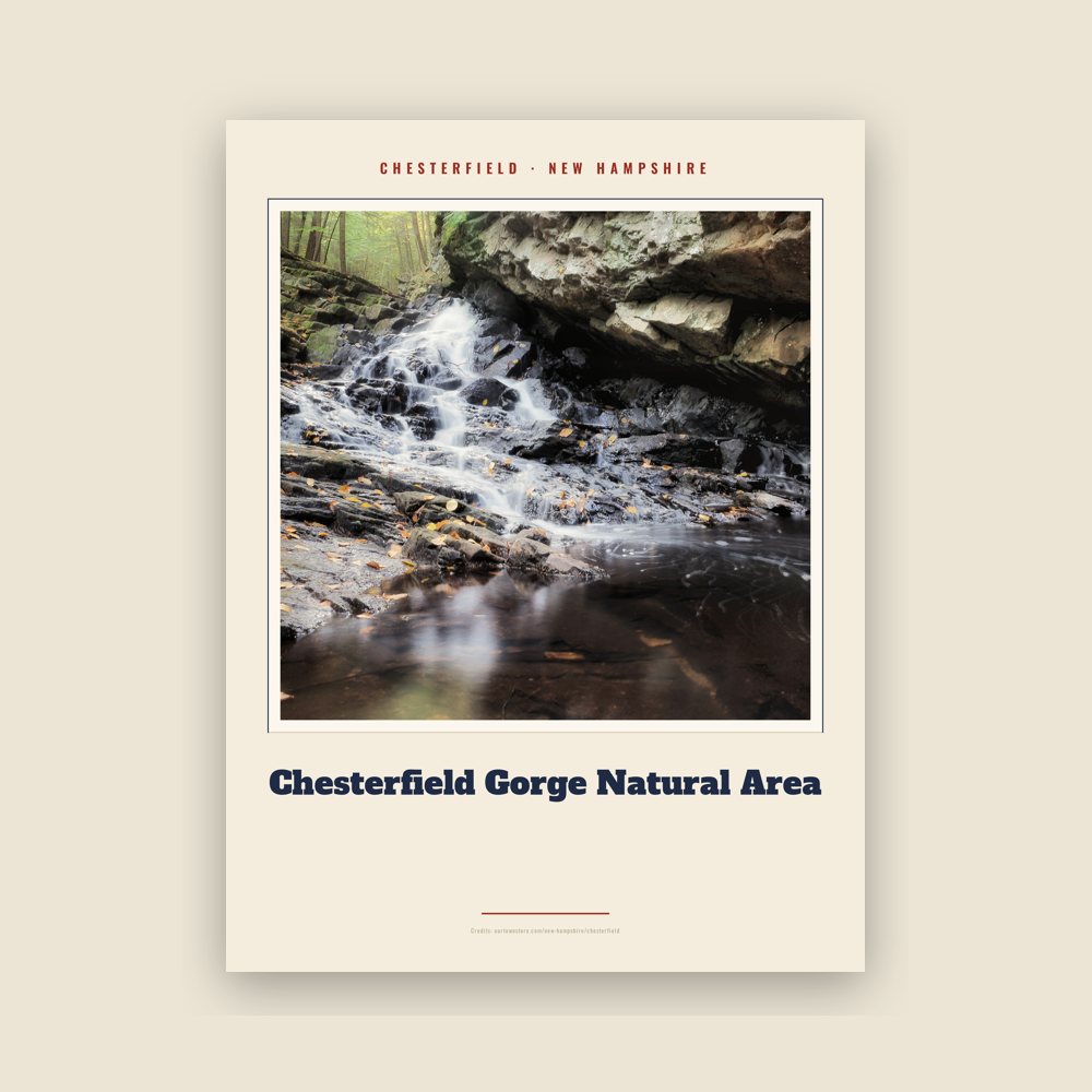 Chesterfield Chesterfield Gorge Natural Area Landmark Print