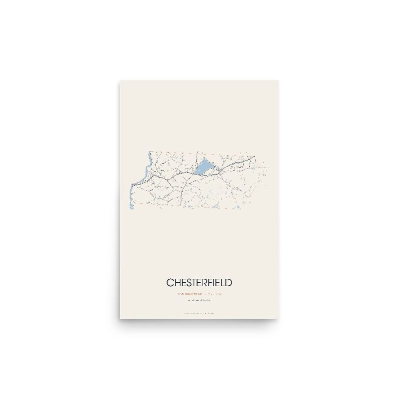 Chesterfield Street Map Poster · Linen