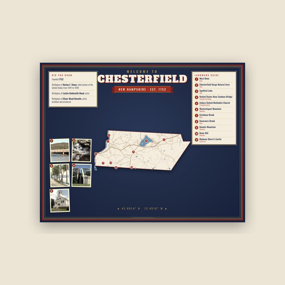 Chesterfield Map Placemat