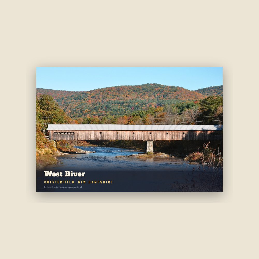 Chesterfield West River Postcard