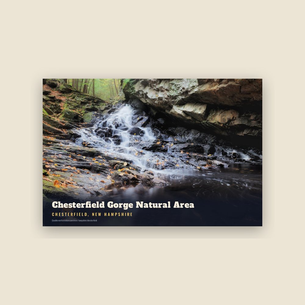 Chesterfield Chesterfield Gorge Natural Area Postcard