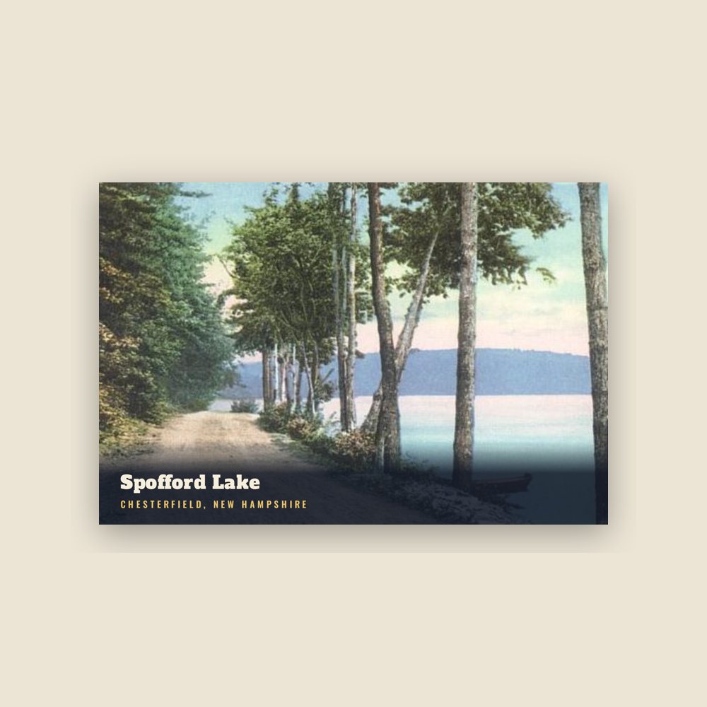 Chesterfield Spofford Lake Postcard