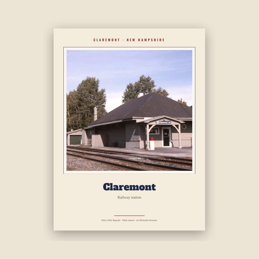 Claremont Claremont Landmark Print