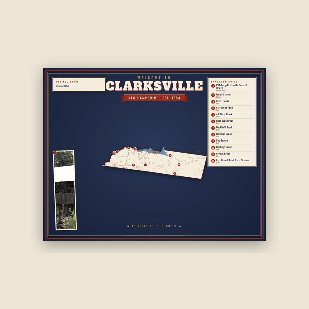 Clarksville Map Placemat