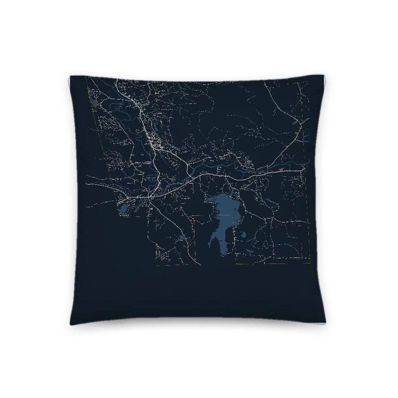 Conway Map Throw Pillow