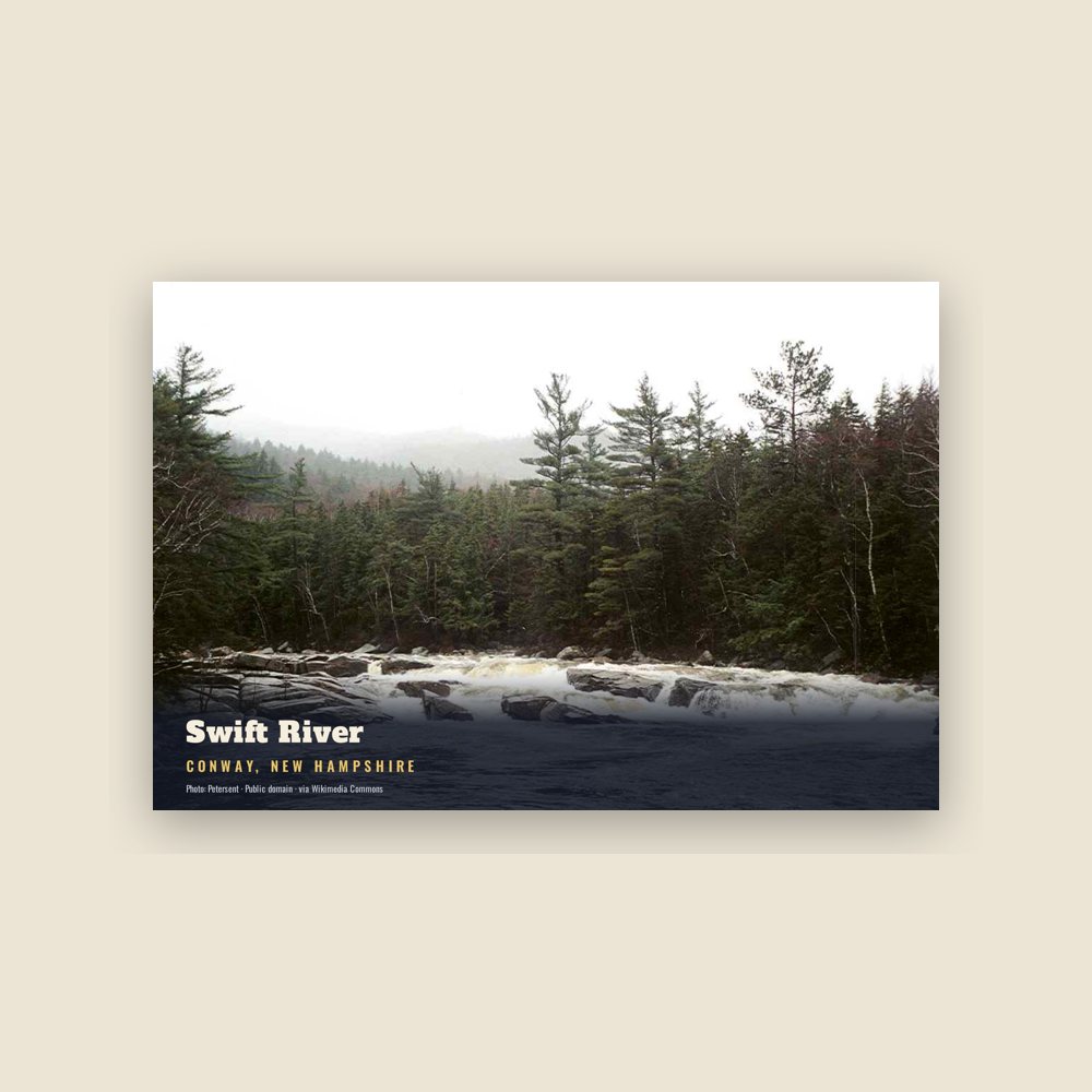 Conway Swift River Postcard