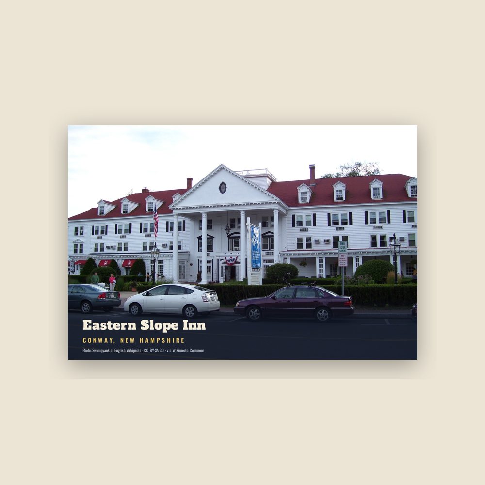 Conway Eastern Slope Inn Postcard