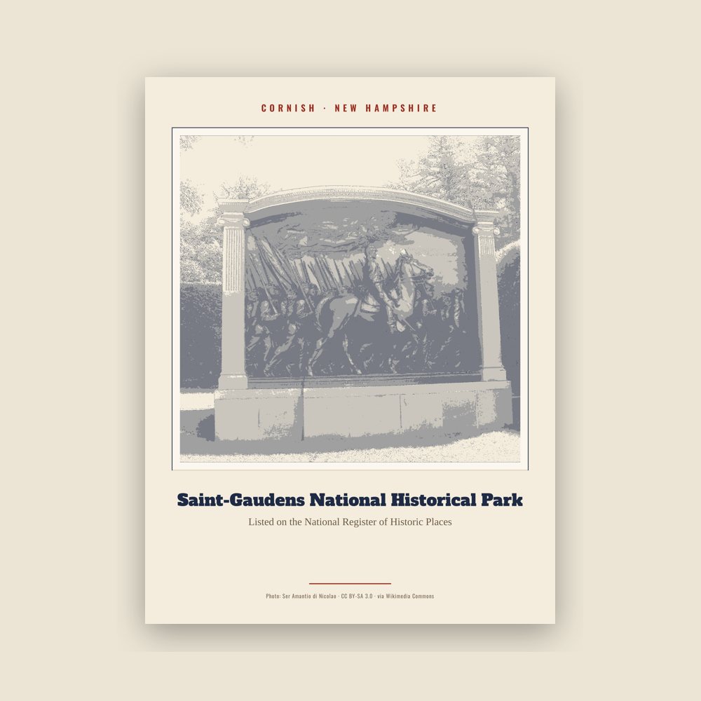 Cornish Saint-Gaudens National Historical Park Landmark Print