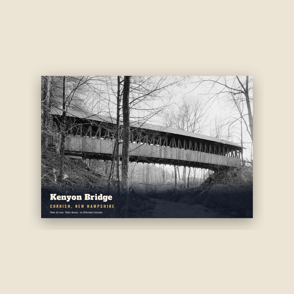 Cornish Kenyon Bridge Postcard