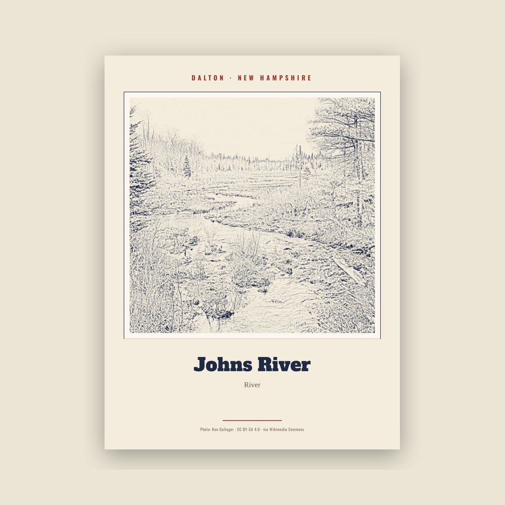 Dalton Johns River Landmark Print