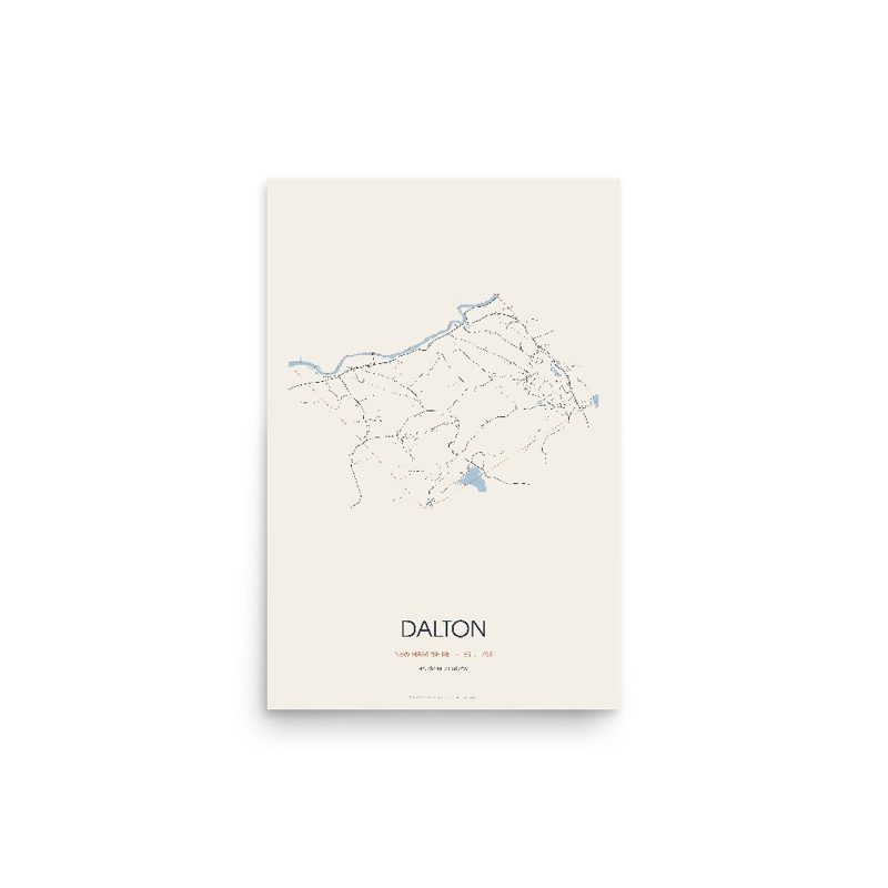Dalton Street Map Poster · Linen