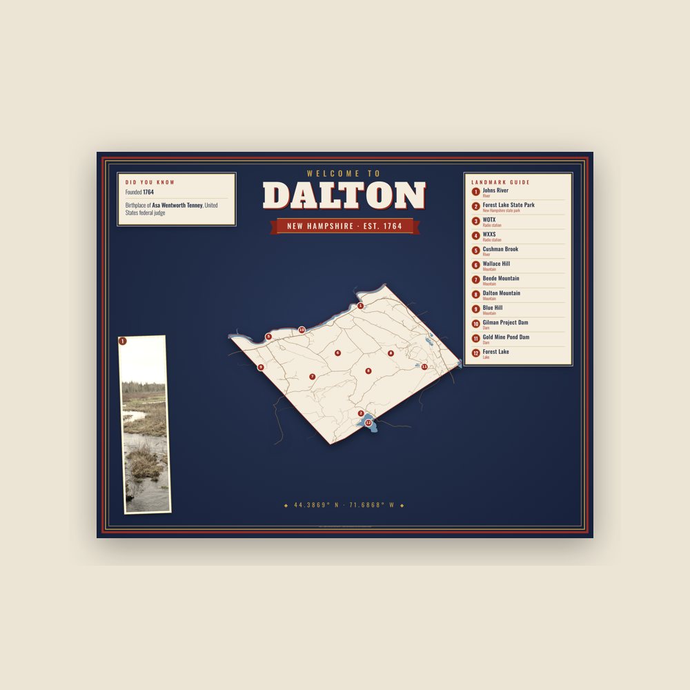Dalton Map Placemat