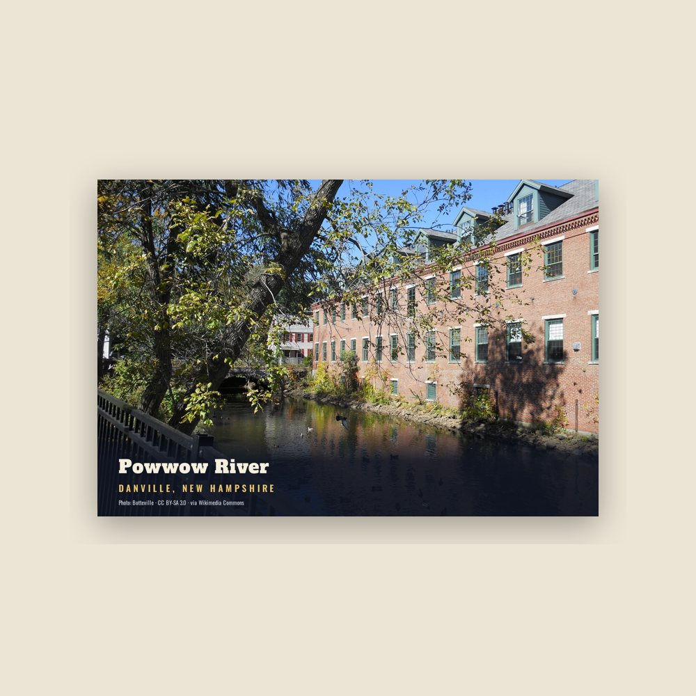 Danville Powwow River Postcard