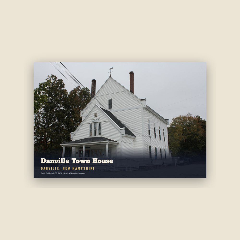 Danville Danville Town House Postcard