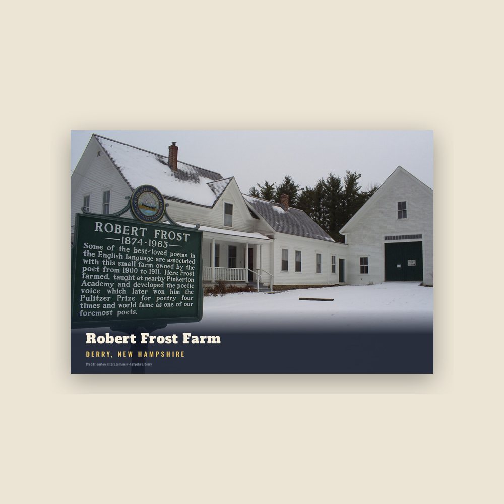 Derry Robert Frost Farm Postcard
