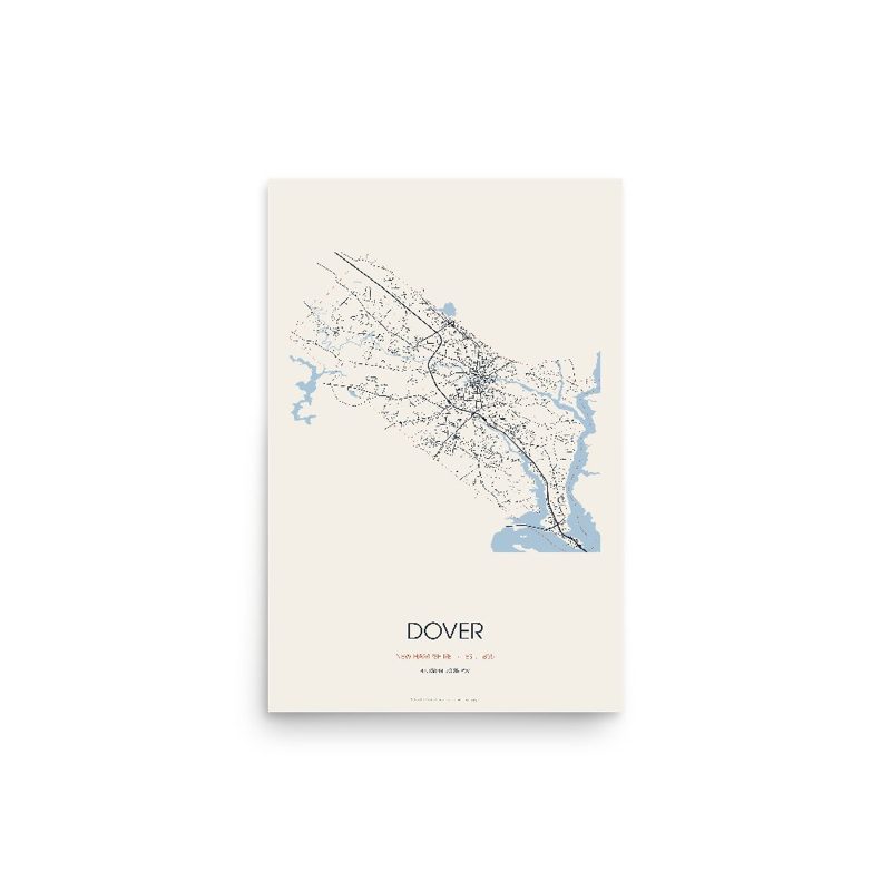 Dover Street Map Poster · Linen