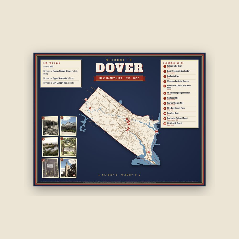Dover Map Placemat