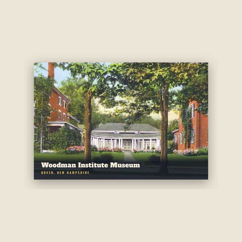 Dover Woodman Institute Museum Postcard