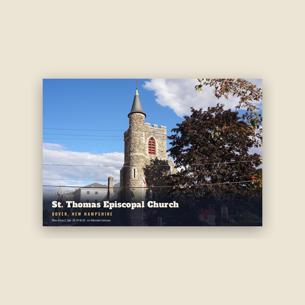 Dover St. Thomas Episcopal Church Postcard