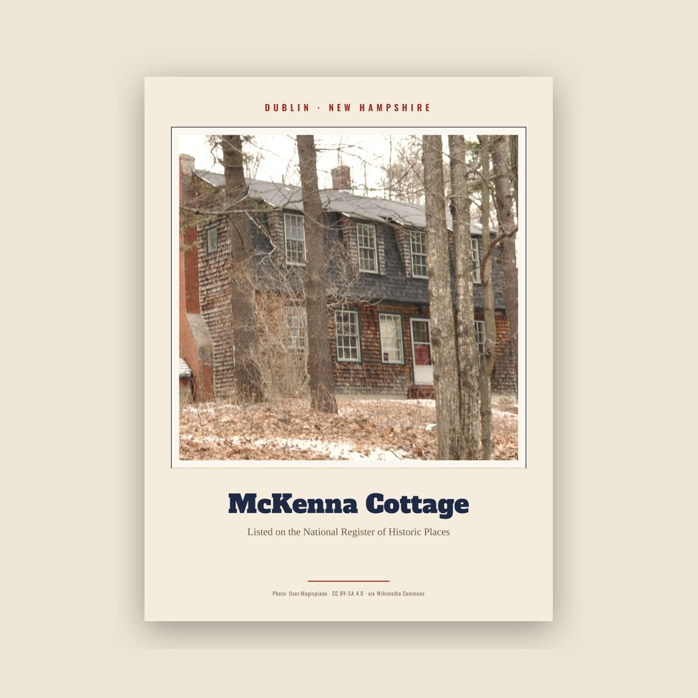 Dublin McKenna Cottage Landmark Print