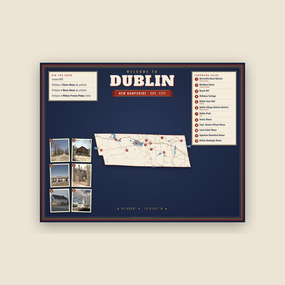 Dublin Map Placemat
