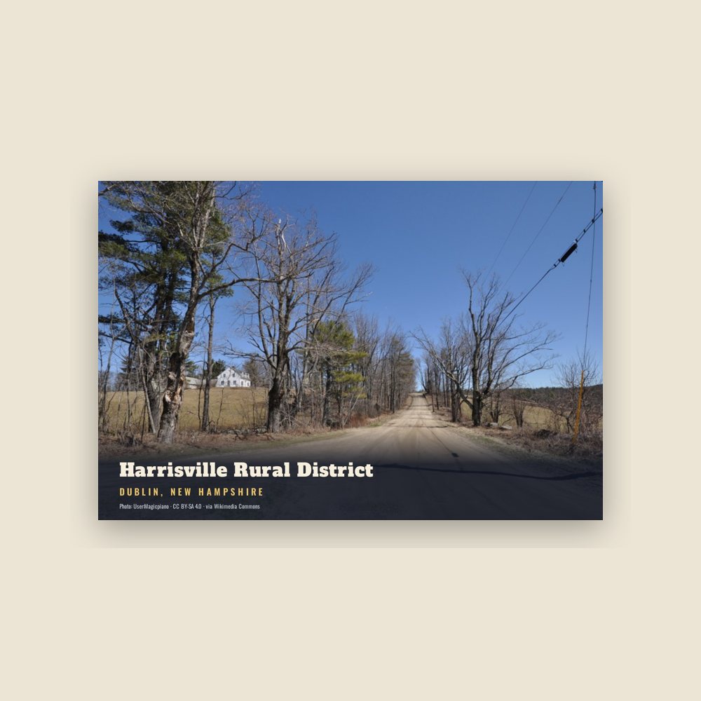 Dublin Harrisville Rural District Postcard