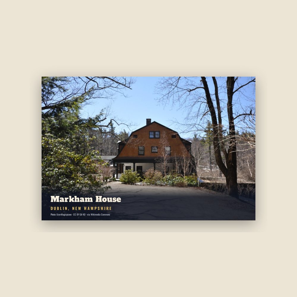 Dublin Markham House Postcard