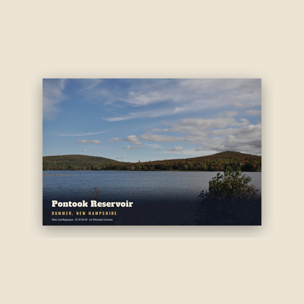 Dummer Pontook Reservoir Postcard