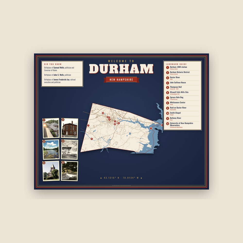 Durham Map Placemat